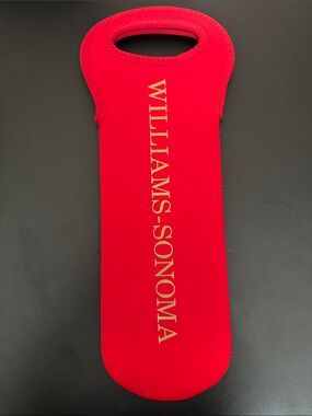 Williams-Sonoma Built One Red Bottle Tote-NWOT
